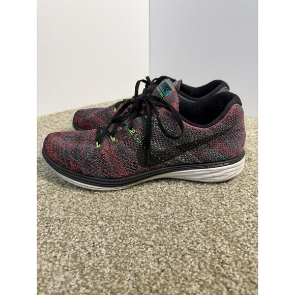 Nike Flyknit Lunar 3 Shoes Mens Size 11.5 Multicolor Running Sneakers Lunarlon main image 11